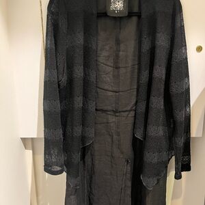 Elegant Black Lace Women's Jacket